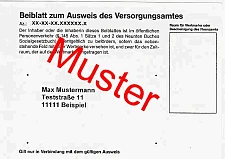 Abbildung Beiblatt ohne Wertmarke