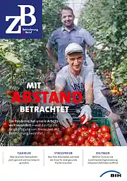 Titelbild der Zeitschrift ZB Behinderung und Beruf