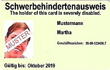 Abbildung grüner Ausweis